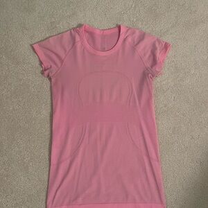 lululemon athletica Pink Swiftly Tech Short-Sleeve Shirt